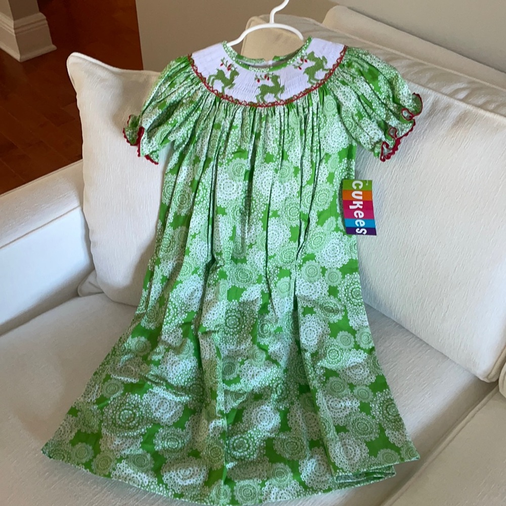 Size 6 Christmas dress. New with tags